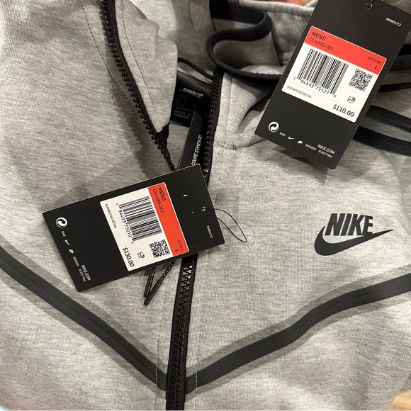 Nike SET Mens Sportswear Tech Fleece Full-Zip & Pant - Picture 2 of 2